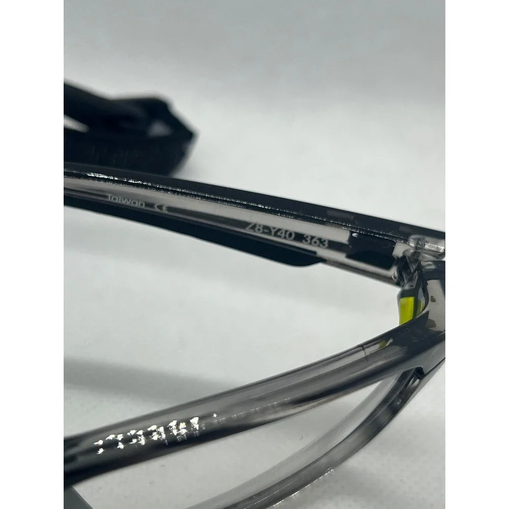 Rec Specs Virtually‎ Indestructible Eyeglasses Z8-Y40 363 Smoke Grey Black